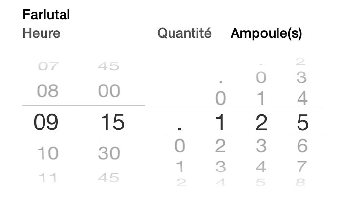 4 Unités de mesure 0,5 ou 0,25