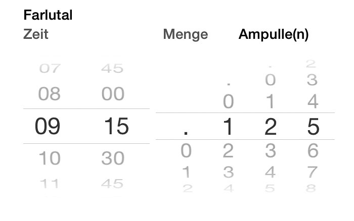 4 0.5 oder 0.25 Masseinheiten