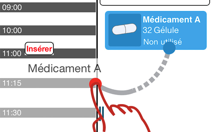 2 Fixer une heure de prise