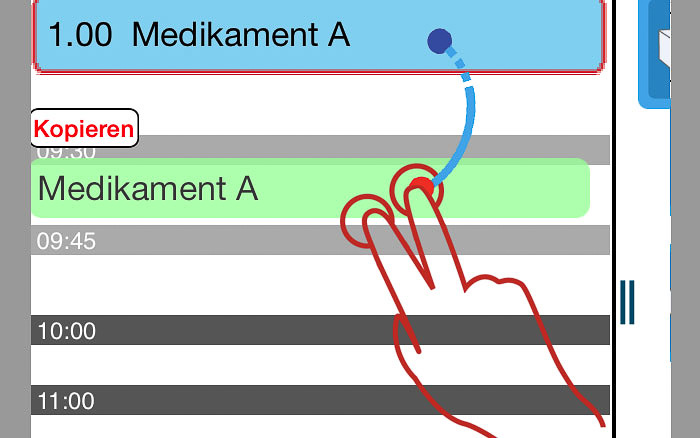 4 Einnahmezeit kopieren