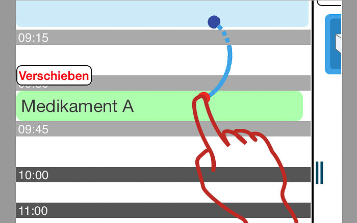 3 Einnahmezeit verschieben